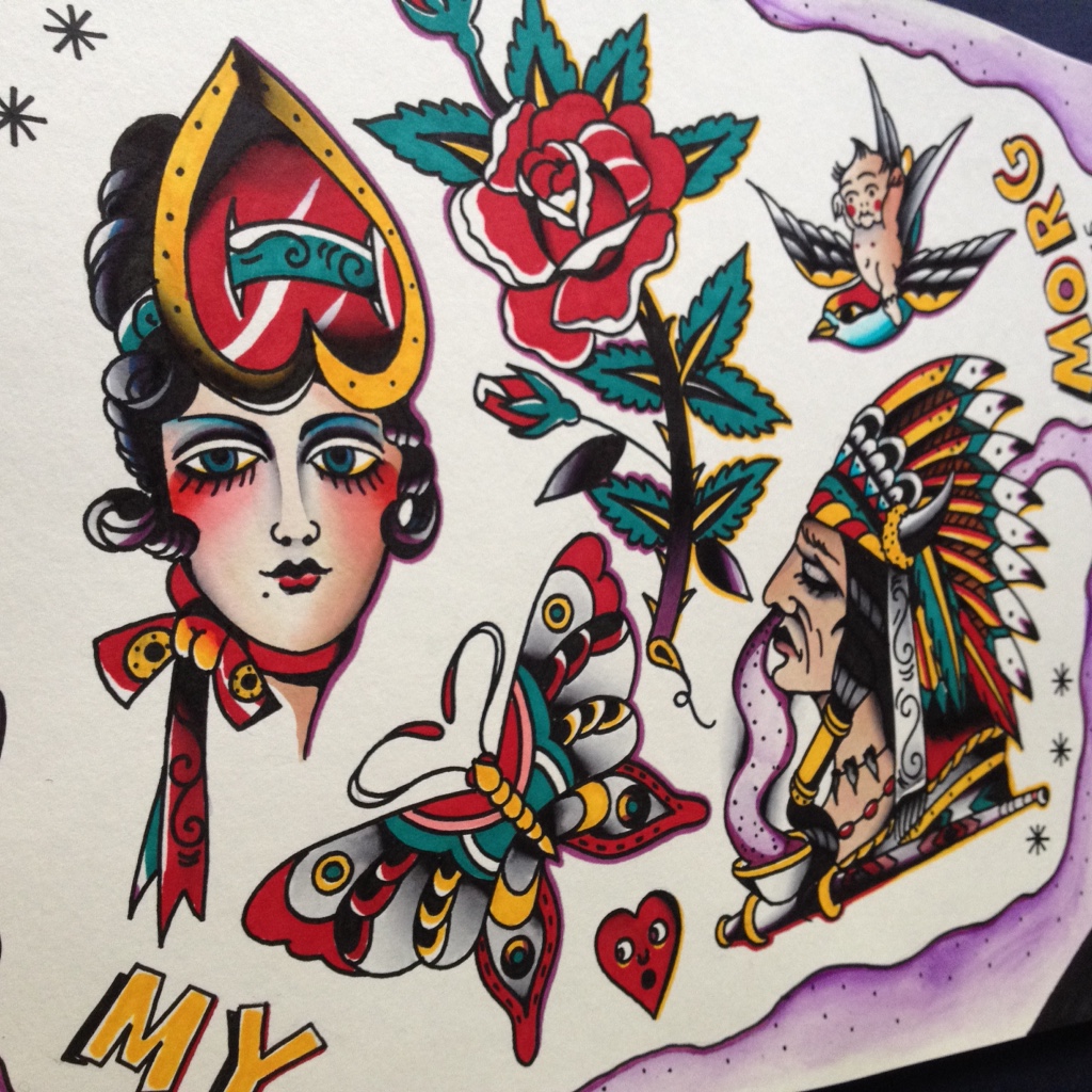American Tattoo Flash Day at Occult Tattoo - Things&Ink