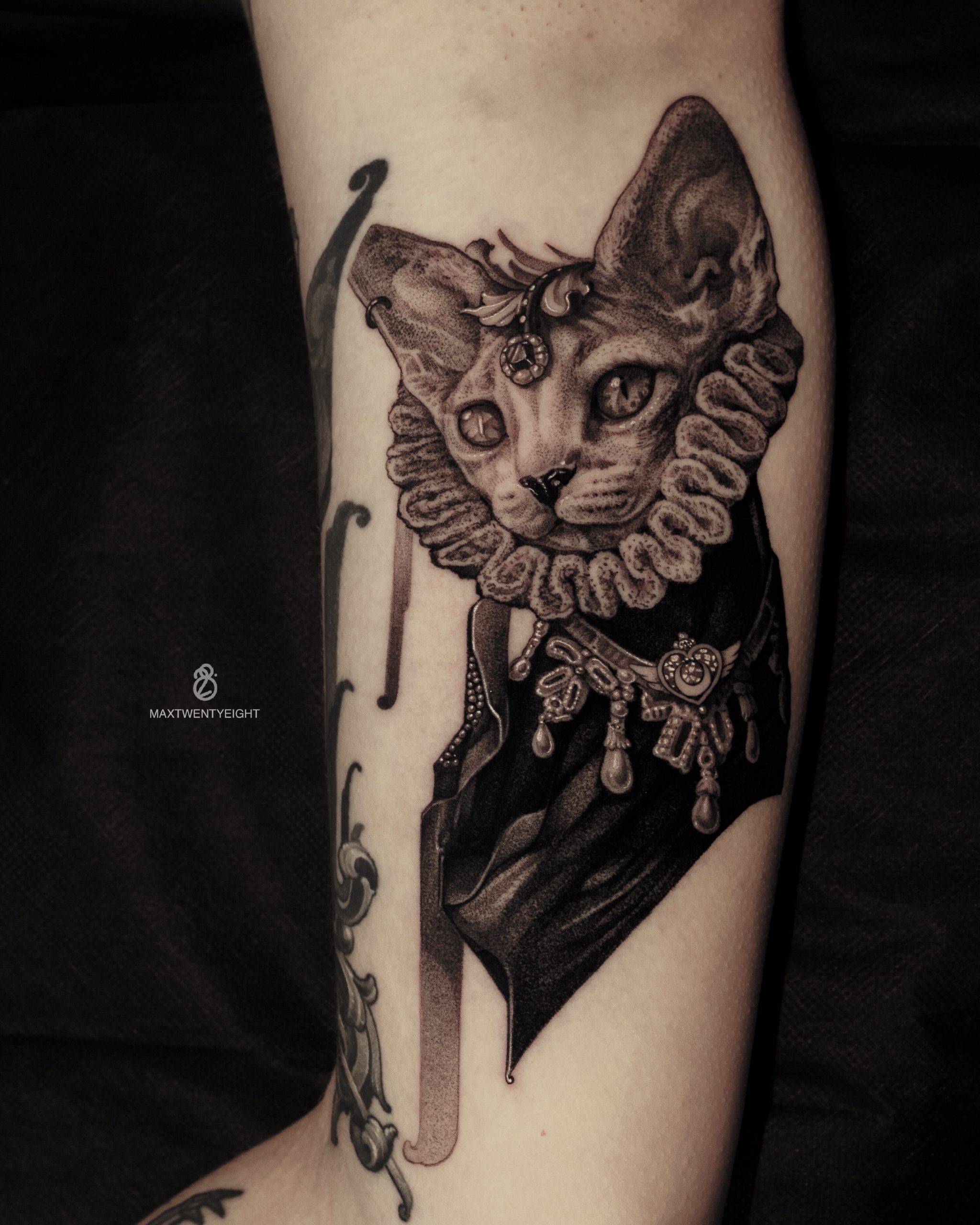 Cat Print Tattoo Artists, Pictures Cat Tattoos