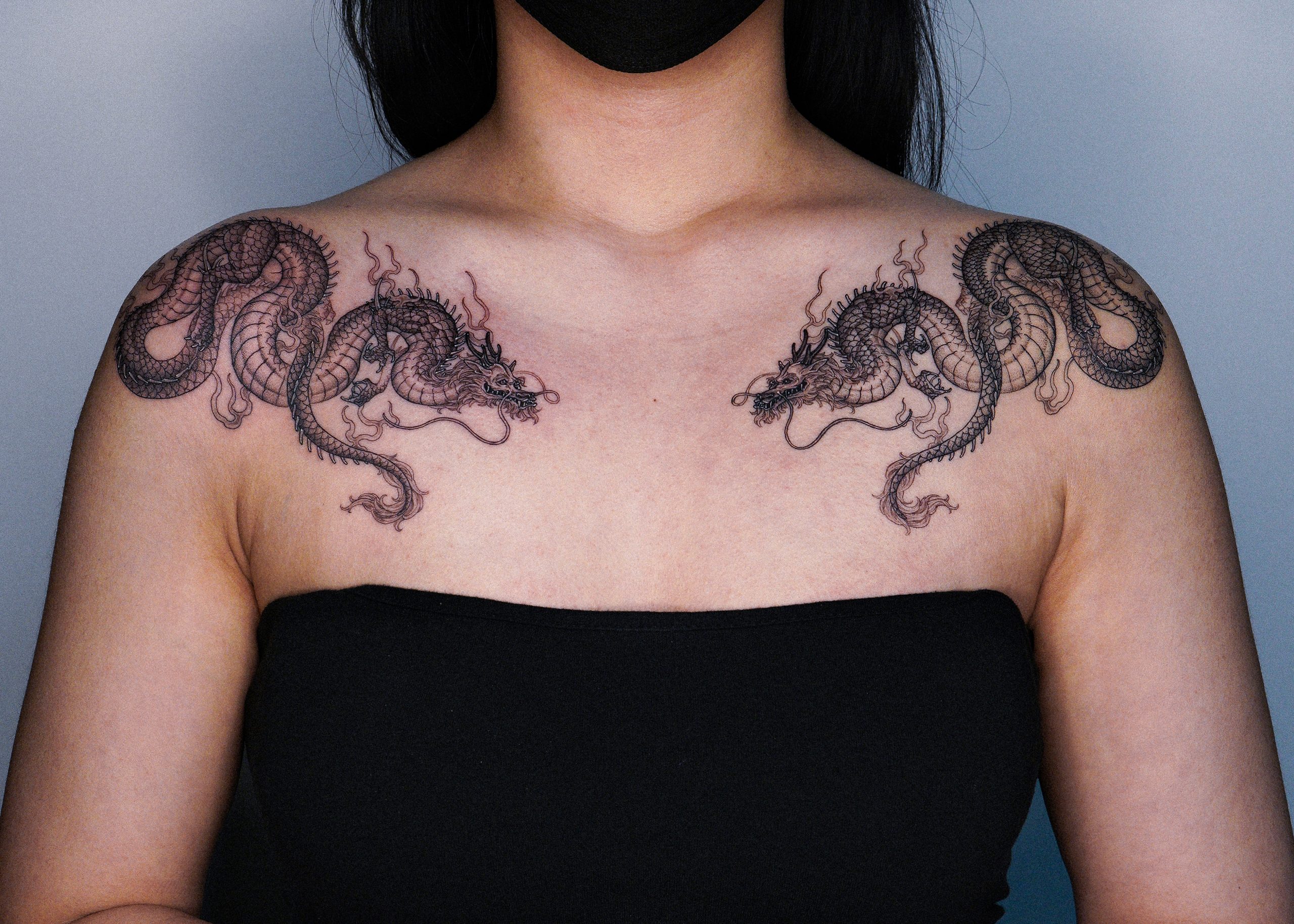 Dragon Tattoo Designs Female Dragon Tattoo Sketch Ideas - Crealandia