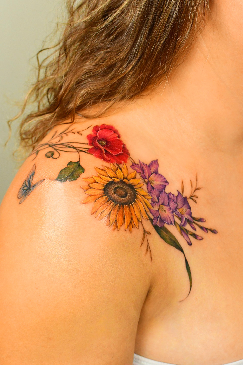 Custom Floral Tattoo Design {Tiny} – Love Karla Designs